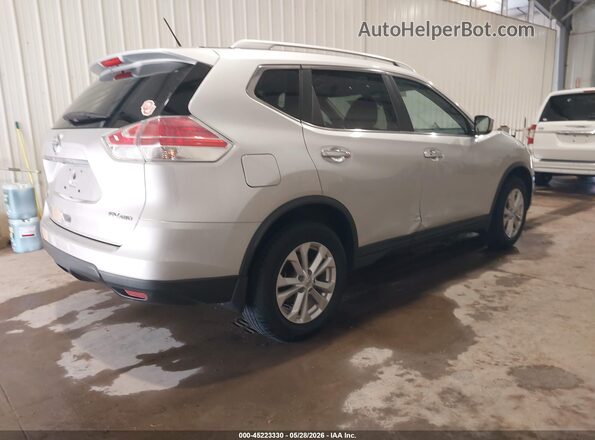 KNMAT2MV7GP595993 2016 NISSAN ROGUE Серебряный Задняя правая четверть