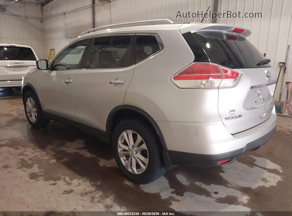 KNMAT2MV7GP595993 2016 NISSAN ROGUE Серебряный Задняя левая четверть