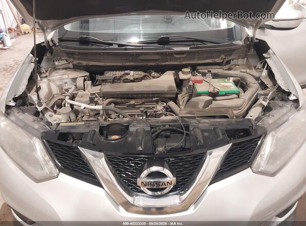 KNMAT2MV7GP595993 2016 NISSAN ROGUE Серебряный Вид сзади