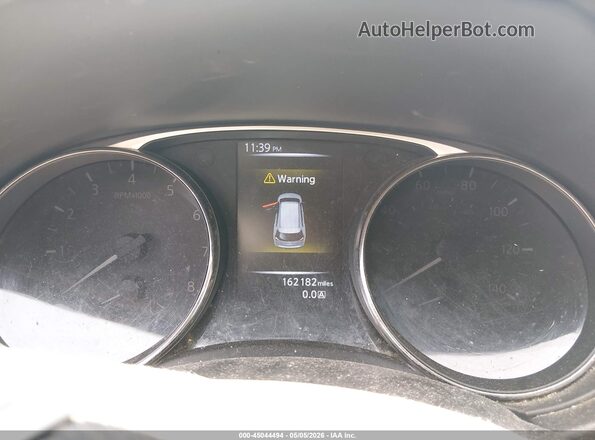 KNMAT2MV7GP697682 2016 NISSAN ROGUE White Widok tylnych siedzeń