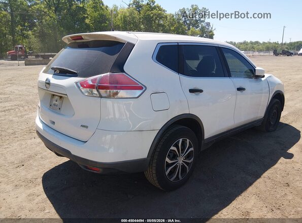 KNMAT2MV7GP697682 2016 NISSAN ROGUE White Tył prawy