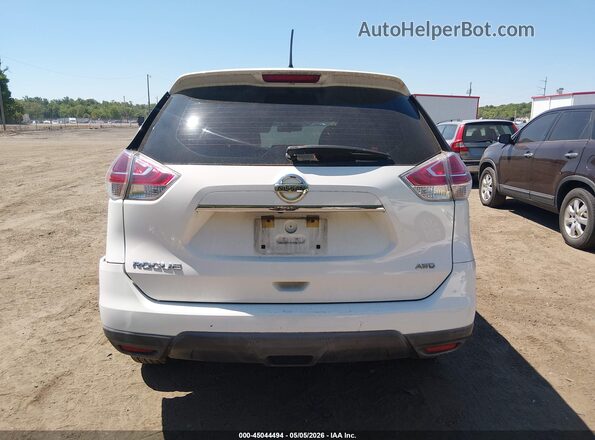 KNMAT2MV7GP697682 2016 NISSAN ROGUE White 