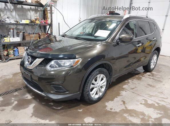 KNMAT2MV8GP649026 2016 NISSAN ROGUE Green 