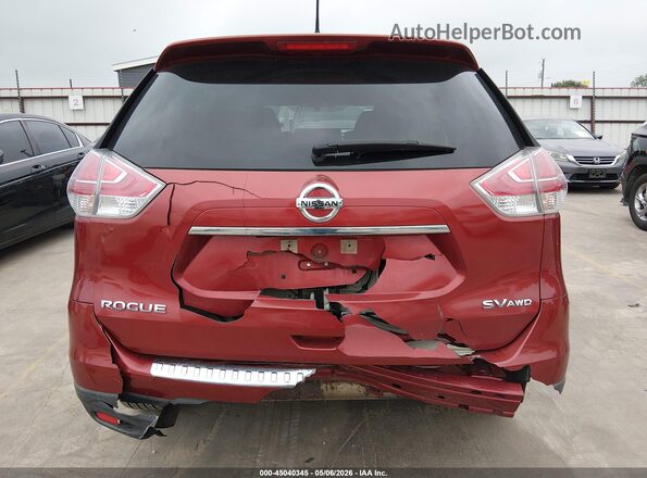 KNMAT2MV8GP652735 2016 NISSAN ROGUE Бордовый 