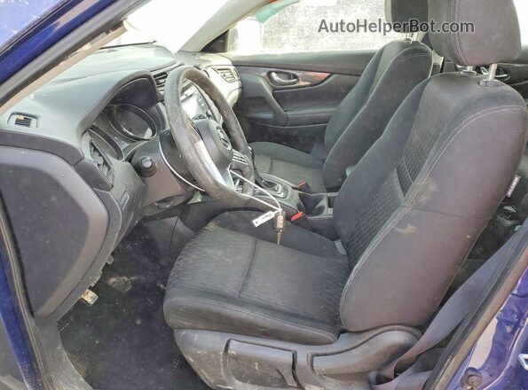 KNMAT2MV8HP596183 2017 NISSAN ROGUE Синий 