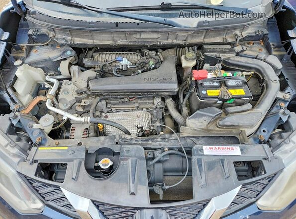KNMAT2MV9GP606489 2016 NISSAN ROGUE Blue 