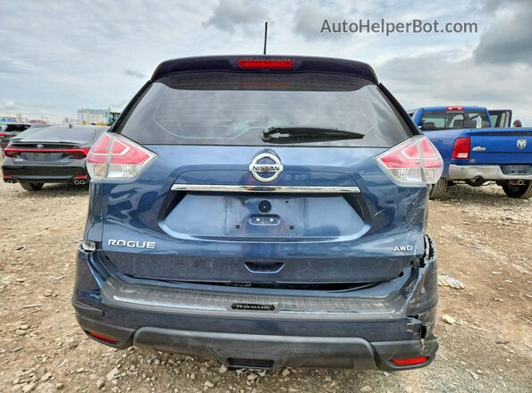 KNMAT2MV9GP606489 2016 NISSAN ROGUE Blue 