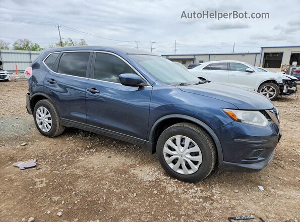 KNMAT2MV9GP606489 2016 NISSAN ROGUE Blue 