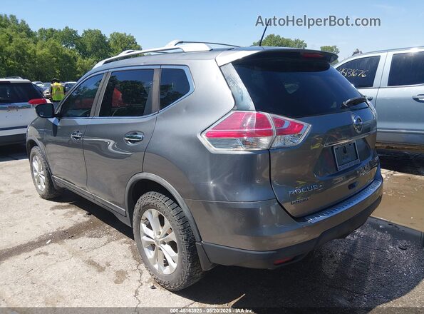KNMAT2MV9GP656650 2016 NISSAN ROGUE Gray Задня ліва чверть
