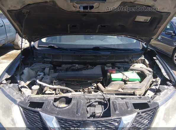 KNMAT2MV9GP656650 2016 NISSAN ROGUE Gray Вид ззаду