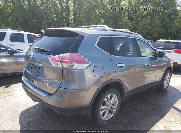 KNMAT2MV9GP656650 2016 NISSAN ROGUE Gray Задня права чверть