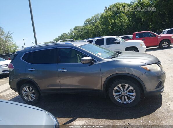 KNMAT2MV9GP656650 2016 NISSAN ROGUE Gray Вид задньої частини салону