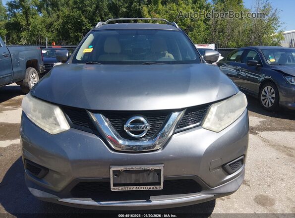 KNMAT2MV9GP656650 2016 NISSAN ROGUE Gray Вид щитка приладів