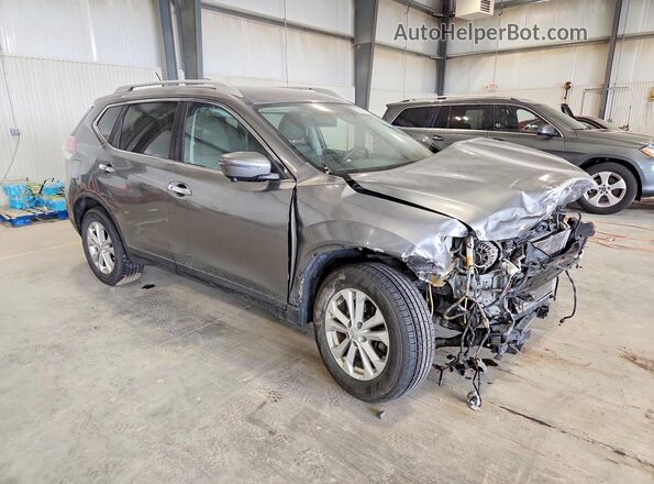 KNMAT2MV9GP659791 2016 NISSAN ROGUE Gray 