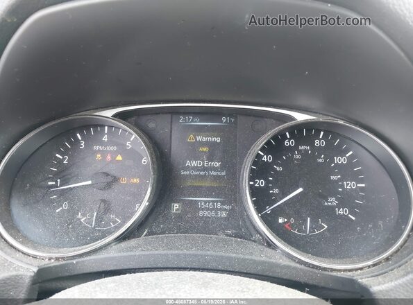 KNMAT2MV9GP727541 2016 NISSAN ROGUE Gray უკანა სავარძლების ხედი