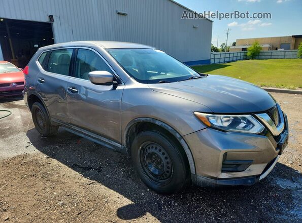 KNMAT2MV9HP601570 2017 NISSAN ROGUE Gray Delantero derecho