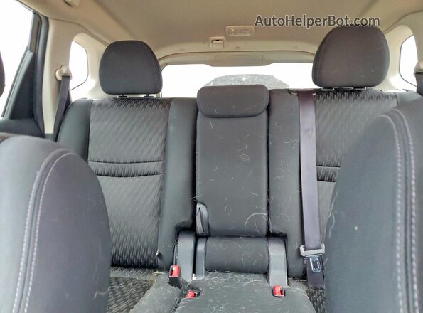 KNMAT2MV9KP552832 2019 NISSAN ROGUE Black Вид задніх сидінь
