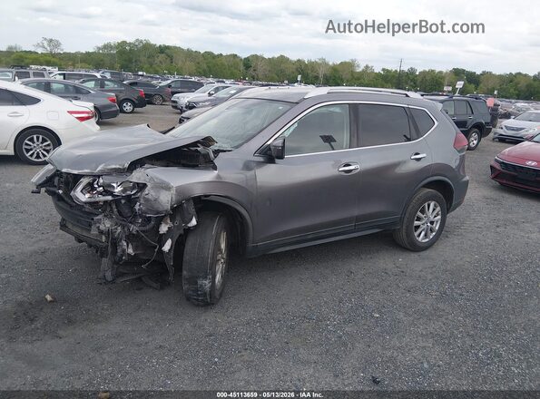 KNMAT2MV9LP513143 2020 NISSAN ROGUE Gray Առջևի ձախ երեք քառորդ տեսարան