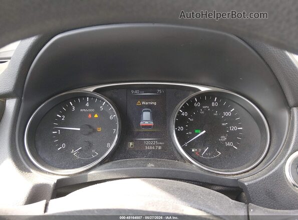 KNMAT2MVXGP700574 2016 NISSAN ROGUE Серый Вид задних сидений