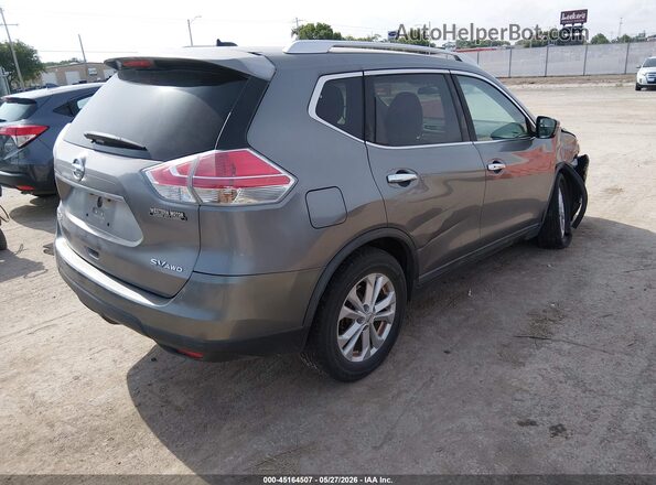 KNMAT2MVXGP700574 2016 NISSAN ROGUE Серый Задняя правая четверть