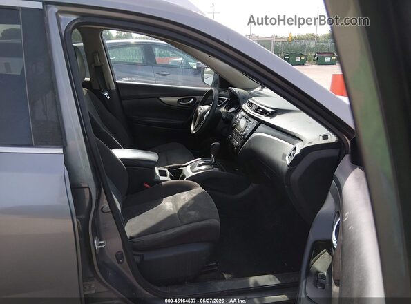 KNMAT2MVXGP700574 2016 NISSAN ROGUE Серый Вид салона спереди