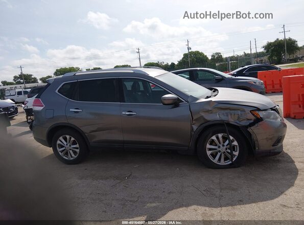 KNMAT2MVXGP700574 2016 NISSAN ROGUE Серый Вид задней части салона