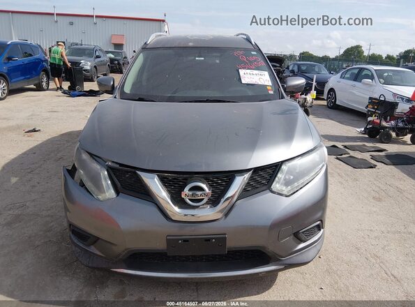 KNMAT2MVXGP700574 2016 NISSAN ROGUE Серый Вид щитка приборов
