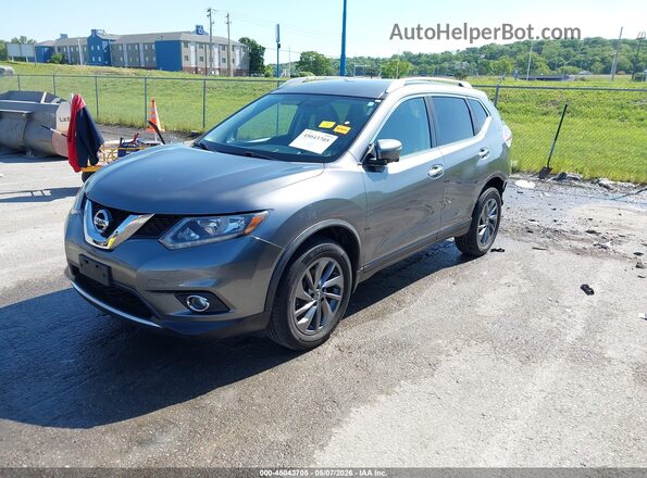KNMAT2MVXGP700865 2016 NISSAN ROGUE Gray 