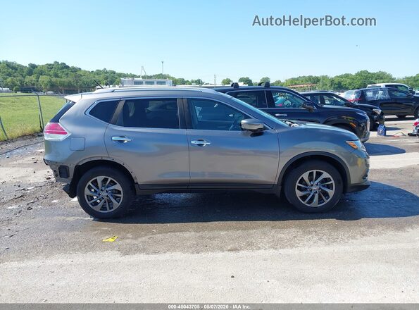 KNMAT2MVXGP700865 2016 NISSAN ROGUE Gray 