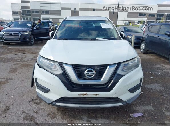 KNMAT2MVXHP538348 2017 NISSAN ROGUE White Widok zestawu wskaźników