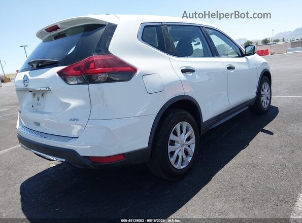 KNMAT2MVXJP525654 2018 NISSAN ROGUE White Trasero derecho