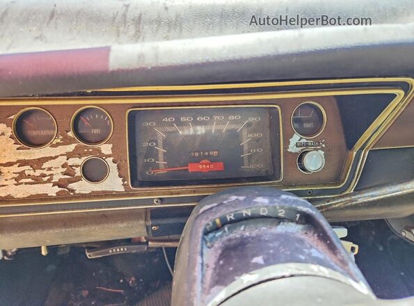 LH23C4B123791 1974 DODGE DART Brown ხელსაწყოთა პანელის ხედი