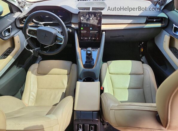 LPSED3KA6NL056217 2022 POLESTAR 2 White Առջևի վահանակի տեսք