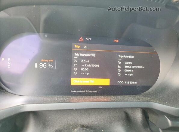 LPSED3KA8ML012671 2021 POLESTAR 2 Серый Вид щитка приборов