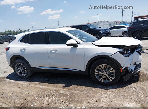 LRBAZLR43ND138731 2022 BUICK ENVISION White უკანა სალონის ხედი