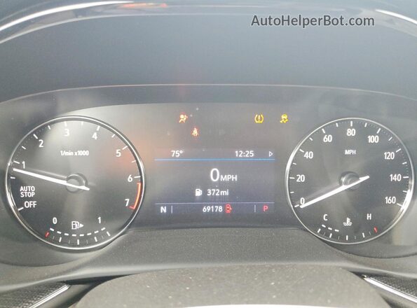 LRBAZLR44PD066988 2023 BUICK ENVISION Blue Вид щитка приладів