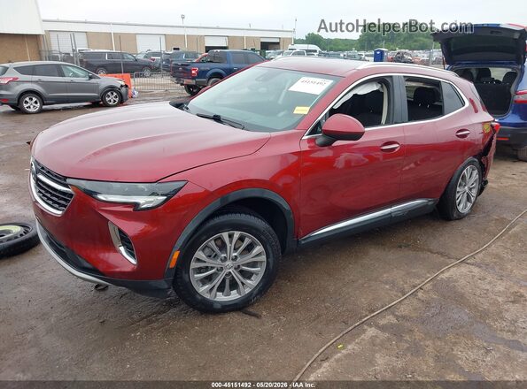 LRBAZLR45ND139234 2022 BUICK ENVISION Red Przód lewy