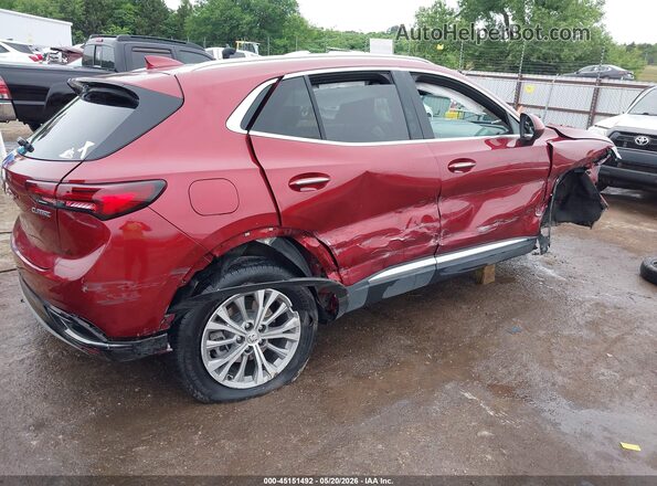 LRBAZLR45ND139234 2022 BUICK ENVISION Red Tył prawy
