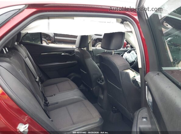 LRBAZLR45ND139234 2022 BUICK ENVISION Red Widok naklejki z numerem VIN