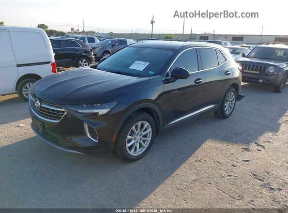 LRBAZLR49MD083491 2021 BUICK ENVISION Black Przód lewy