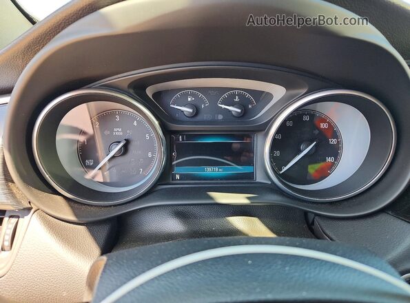 LRBFX1SA1JD084565 2018 BUICK ENVISION Red ხელსაწყოთა პანელის ხედი