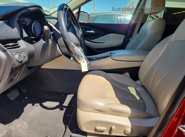 LRBFX1SA1JD084565 2018 BUICK ENVISION Red წინა სალონის ხედი