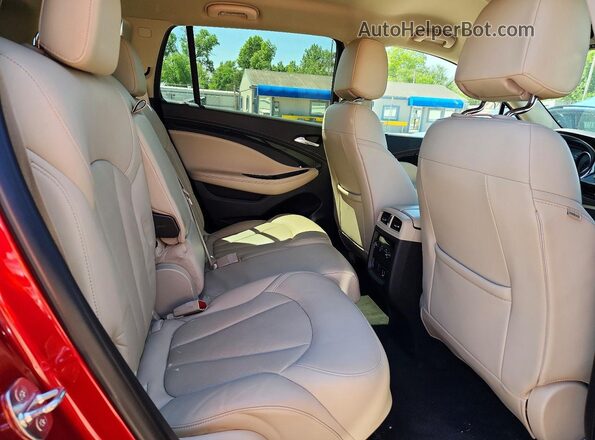 LRBFX1SA1JD084565 2018 BUICK ENVISION Red უკანა სავარძლების ხედი