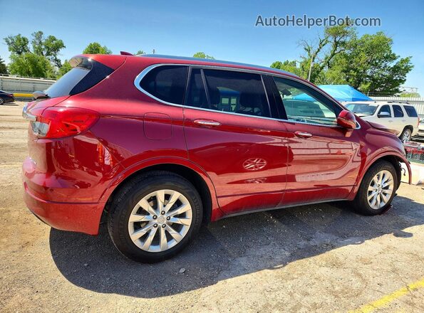 LRBFX1SA1JD084565 2018 BUICK ENVISION Red უკანა მარჯვენა