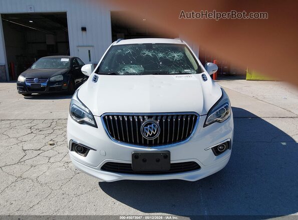 LRBFX1SA2JD024052 2018 BUICK ENVISION Белый Вид щитка приборов