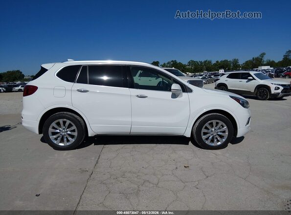 LRBFX1SA2JD024052 2018 BUICK ENVISION Белый Вид задней части салона