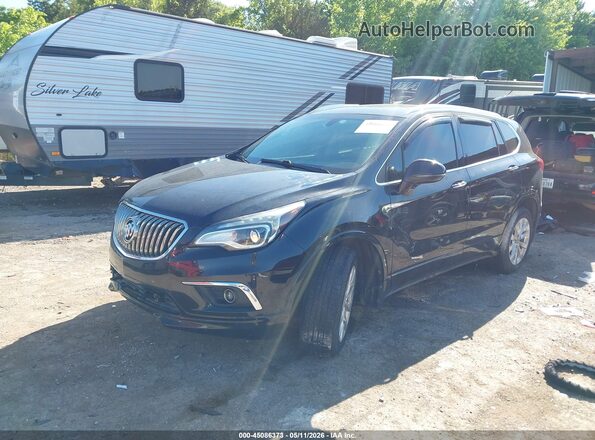 LRBFX1SA3JD007888 2018 BUICK ENVISION Черный Передняя левая четверть