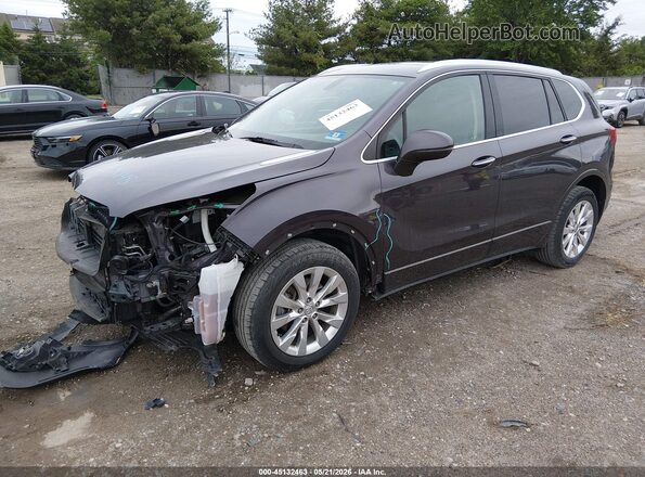 LRBFX1SA4JD009116 2018 BUICK ENVISION Purple Передня ліва чверть