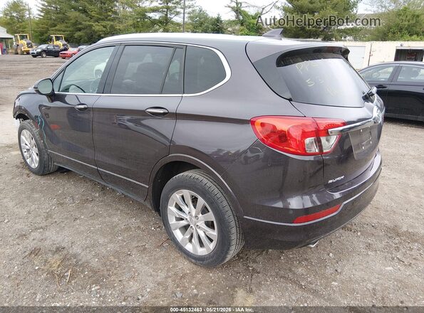 LRBFX1SA4JD009116 2018 BUICK ENVISION Purple Задня ліва чверть