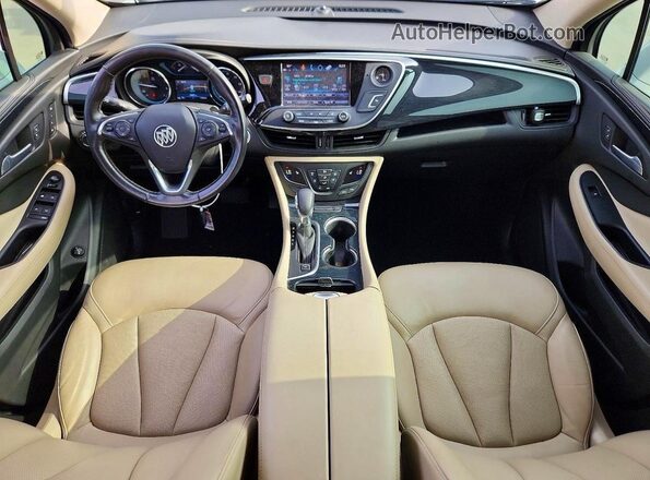 LRBFX1SA6JD010395 2018 BUICK ENVISION White Widok deski rozdzielczej